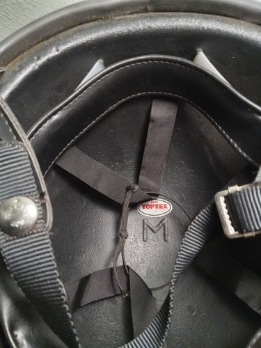 VTG Police Bell Toptex Long Beach Ca/ Motorcycle Helmet size 7 or M OBSOLETE CHP - Picture 8 of 12