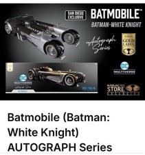 SDCC 2024 McFarlane DC Multiverse White Knight Batmobile Gold Autograph 500 PCS