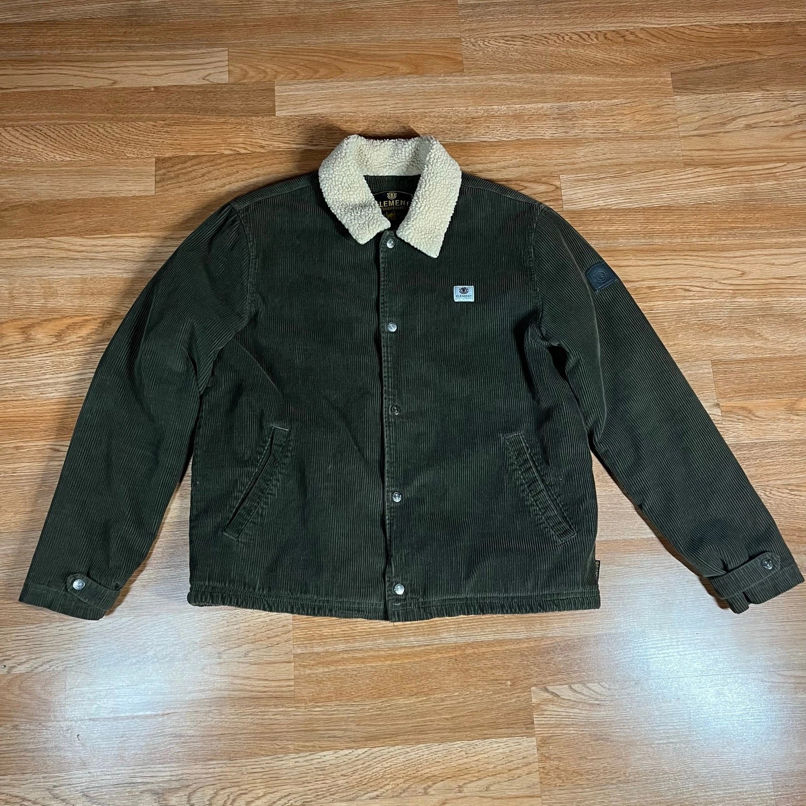 Element Wolfeboro Collection Murray Corduroy Snap Jacket Men’s Sz M Preowned