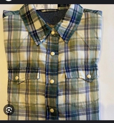 Chip Foster Soft Cotton Flannel Women s Shirt Size Small Excellent Condition