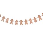 Christmas Gingerbread Banner Party Decoration Bunting Garland Gingerbread Man