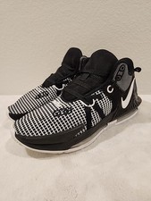 Nike LeBron Witness 7 basketball shoe Sneaker black white Mens 8.5