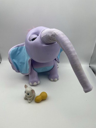 Spin Master Juno My Baby Elephant Sounds Talks Interactive Toy Mouse Peanut Work