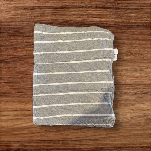 Burt’s Bees Outdoor Themed White And Grey Baby Blanket - Picture 2 of 2