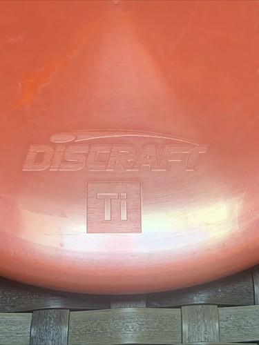 Used Orange Swirl Nate Doss Ti BUZZZ Discraft Disc Golf Titanium Used With Ink - Picture 3 of 4