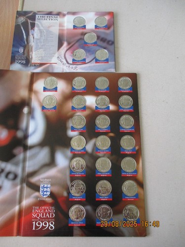Sainsbury's Official England Squad Medal Collection 1998 Complete + Final Five - Picture 2 of 3