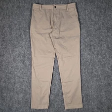 Birddogs Mens Pants 32x29 Beige Stretch Chino Performance Boomstick Lined