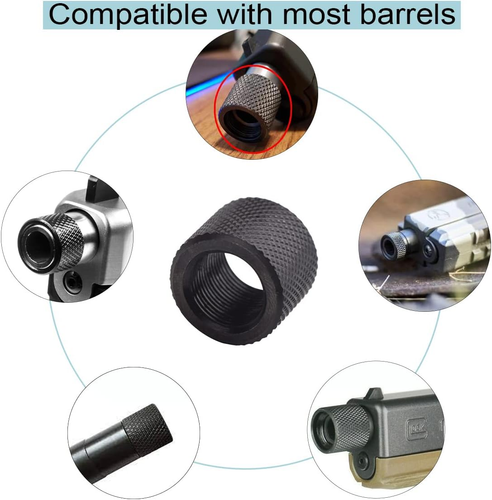 4 Pack 1/2 X 28 & 5/8 X 24 Thread Protector Steel for .22LR .223 5.56 & .308 LR3 - Picture 4 of 12