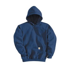 CARHARTT K121-472 LRG REG Hooded Swtshrt,Navy,50Cotton/50PET,L 3MUM2