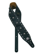 Gitarrengurt Gaucho Biker Series guitar strap 10 cm breit Nieten GST-289-BK XXL