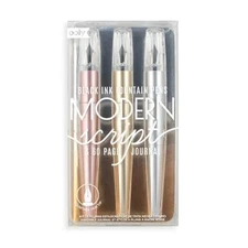 Modern Script Fountan Pen & Journal - 4 Piece Set