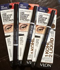 3 PACK - Revlon Colorstay Line Creator Eyeliner Kohl Pencil - 154 Cool As Ice