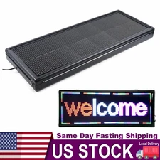 40" X 15" LED DIY Programmable Scrolling Message Open Sign Display Board 3-COLOR
