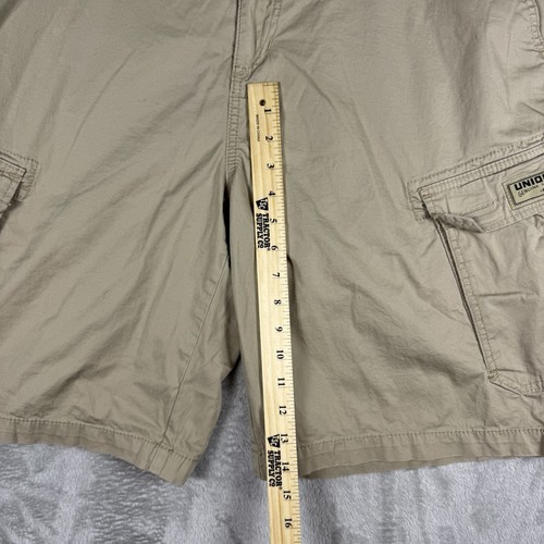 Union Bay Men's Size 40 Cargo Shorts Tan Pockets Cotton/Spandex - Picture 9 of 16