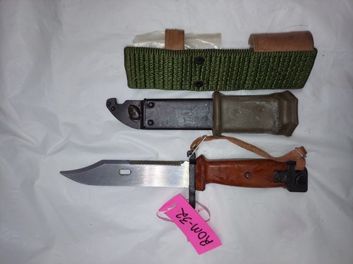 Rumänisches Bajonett Typ II mit Scheide Zahlen passend zu Frosch & Riemen Vintage - Bild 5 von 8