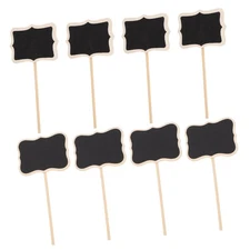 20pcs Billboard Plug-in Mini Chalkboard Signs - 17 3 X 8 9 Inch Message Board...