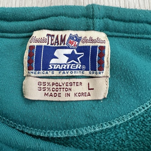 Sudadera Pullover Cuello Redondo Vintage Starter Pro Line Miami Dolphins Para Hombre Grande - Imagen 5 de 11