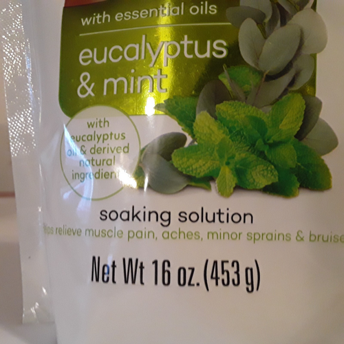 Epsom Salt by Yardley -Eucalyptus & Mint Lot of 3 -16 oz .ea. Soaking Solution - Picture 5 of 8