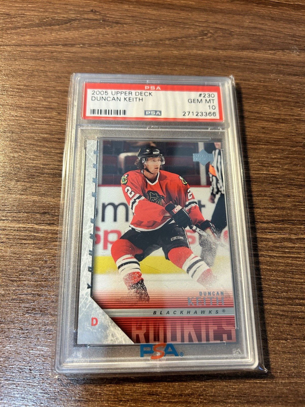 2005 Upper Deck Yg Duncan Keith # 230 PSA 10