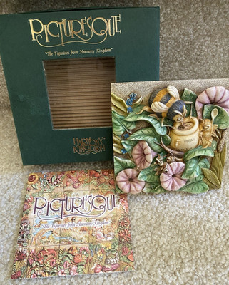 Harmony Kingdom Picturesque Byron's Secret  Garden HONEY BREW Tile Decor