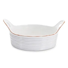 Ceramic Bowl with Handles (Set of 2)