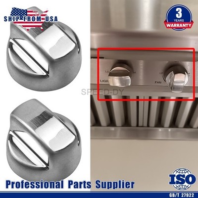 2SET 811195 805328 Range Hood Knob Replacement for Sub-Zero Wolf Pro Ventilation