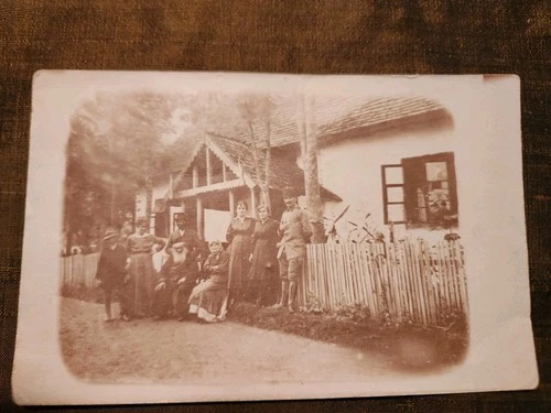 Rppc,Military,Turkish officer,unknown town,maybe Balkans,possible Judaica,WW1era
