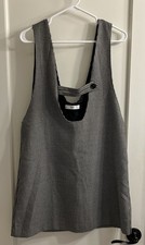 Mango Pinafore Dress/Jumper in Houndstooth; 2001; size 8