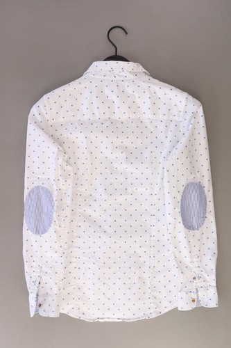 Springfield Langarmbluse Regular Bluse für Damen Gr. 40, M weiß aus Baumwolle - Bild 2 von 8