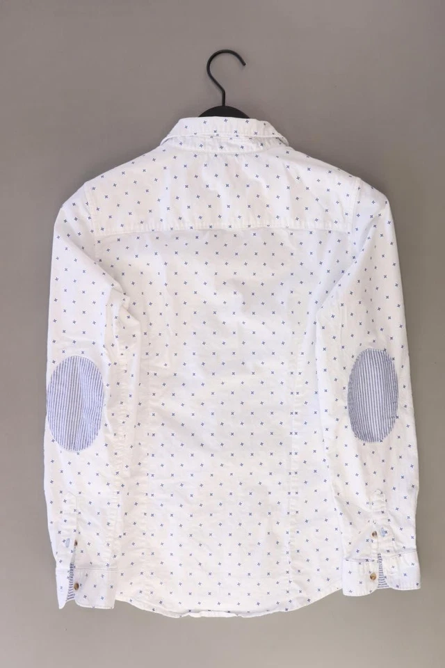 Springfield Langarmbluse Regular Bluse für Damen Gr. 40, M weiß aus Baumwolle - Bild 2 von 4