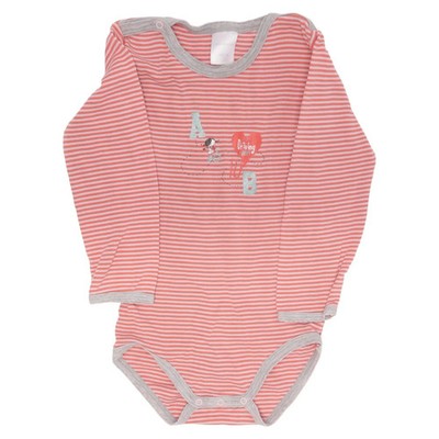 Schiesser, Body, Größe: 92, Pink/Weiß, Streifen, Unisex (Kinder) #GEC