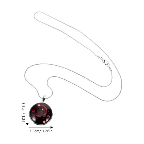 Pendant Necklace Glow in the Dark Jewelry with Picutre of Scorpio - Picture 5 of 12