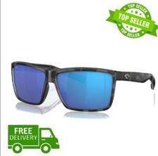 NEW Sale Costa Del Mar Rinconcito Sunglasses 580P Tiger Shark Frame Blue Lenses
