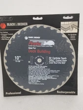 Black & Decker 73-708 Piranha 10" Carbide-Teflon Coated 32-T Blade Made in USA