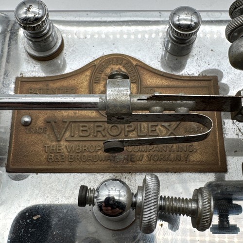 VIBROPLEX BUG "Original" | Télégraphe Code Morse | Brevet n° 204707 | 1958 - Photo 4/7