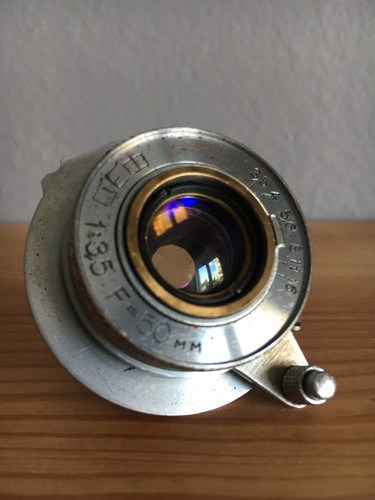 Vintage Soviet FED 50mm f/3.5 Lens – Leica Thread Mount Made in USSR .v13.5 - Picture 15 of 21