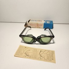 VTG Bouton 5949U Smoke Safety Glasses Plastic Side Shields 48mm Green Lens