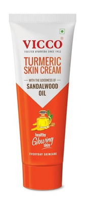 #ad #ad Vicco Turmeric Skin Cream with Goodness of Sandalwood Oil 15gm 100% Natural $13.79