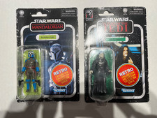 Hasbro Star Wars retro collection Emperor Palpatine and Bo Katan Kryze 