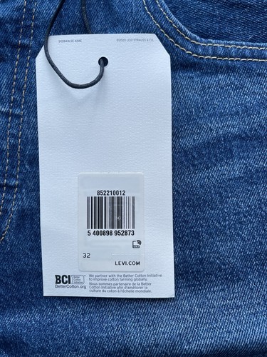 BNWT Levi's 501 Premium ‘93 Shorts 32W Stretchable Blue Guaranteed Original - Picture 10 of 12
