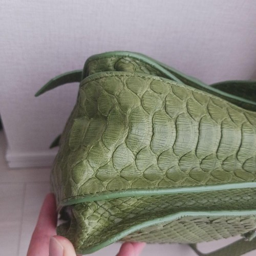 Proenza Schouler PS 1 Mediano BC Verde Suave Mujer Bolso de Mano Monedero Asa - Imagen 22 de 24