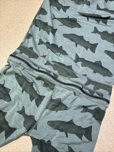 Airblaster Pantalone Uomo S Verde Pesce Ninja Tuta Misto Lana Merino D1 - Foto 5 di 7