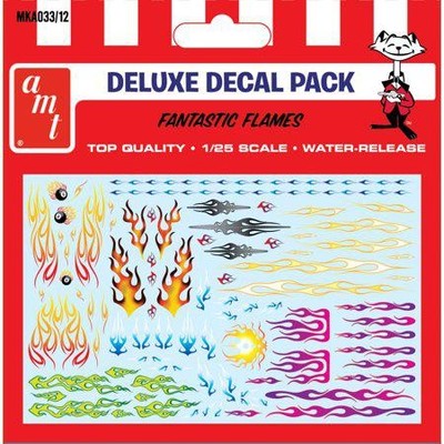 AMT 1/25 Deluxe Decal Pack Fantastic Flames MKA033'