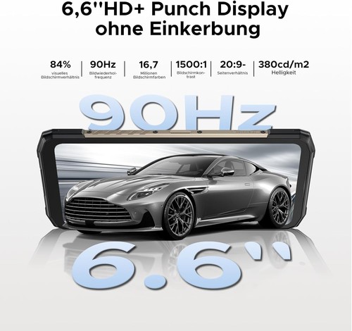 Smartphone DOOGEE Blade 20 Turbo 5G Android 15 Exterior Práctico 32GB+256GB 50MP AI - Imagen 8 de 9