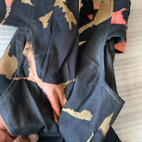 ETCETERA NWT ($295) stretch angular cap sleeve a-line midi dress size 10 - Picture 13 of 19