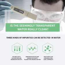 TDS Water Quality Test Kit Tester Digital Hardness Aquarium Swimming Pool Purity