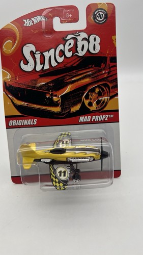 Hot Wheels SINCE '68 Mad Propz Plane (Yellow) Hot Wheels 40th Anniversary - Picture 2 of 9