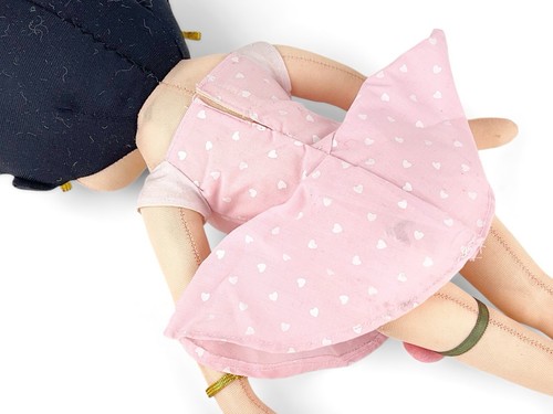 1999 Betty Boop Geburtstagspuppe Kellytoy 16,5 Zoll rosa Kleid Herzdruck Plüsch - Bild 8 von 11