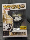 Funko Pop Rocks Ghost Papa Emeritus III #204 Metallic Hot Topic Exclusive Vaultd