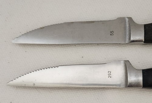 VTG Set 2 LONGHORN STEAKHOUSE 5” Blade Stainless Steel Fully Forged Steak Knife - Picture 4 of 4